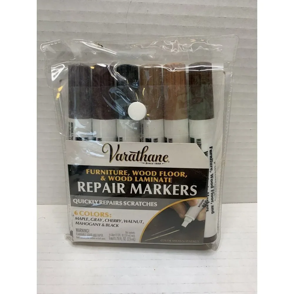 Varathane Furniture Wood Floor &‎ Wood Laminate Repair Markers 6pc New
